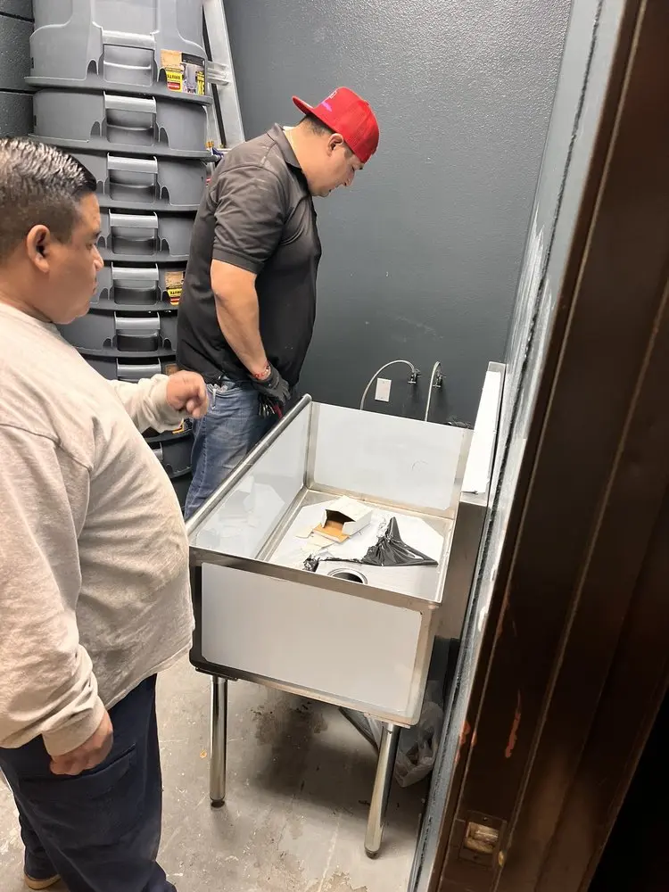 Commercial plumbing and sink installation in Near - North